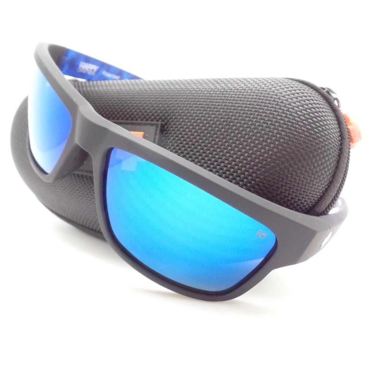 Spy Optics Frazier Sosi Matte Black Navy Tort Blue Polarized Sunglass