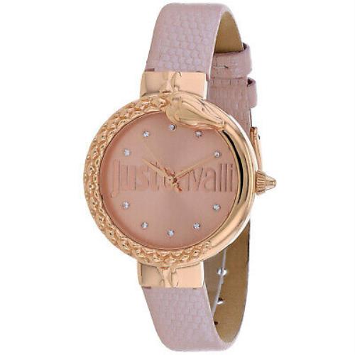 Just Cavalli Women`s Animalier Rose Gold Dial Watch - JC1L097L0035