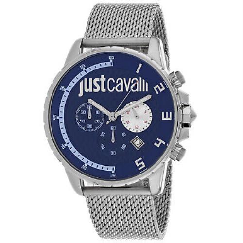 Just Cavalli Men`s Sport Blue Dial Watch - JC1G063M0275