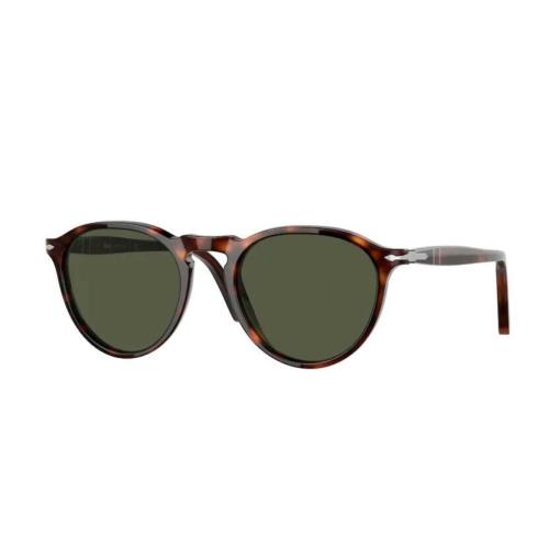 Persol 0PO3286S 24/31 Havana/ Green Unisex Sunglasses