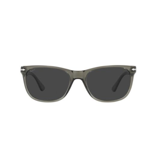 Persol 0PO3291S 110348 Transparent Taupe Grey/ Black Polarized Men`s Sunglasses