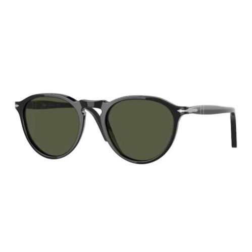 Persol 0PO3286S 95/31 Black/ Green Unisex Sunglasses