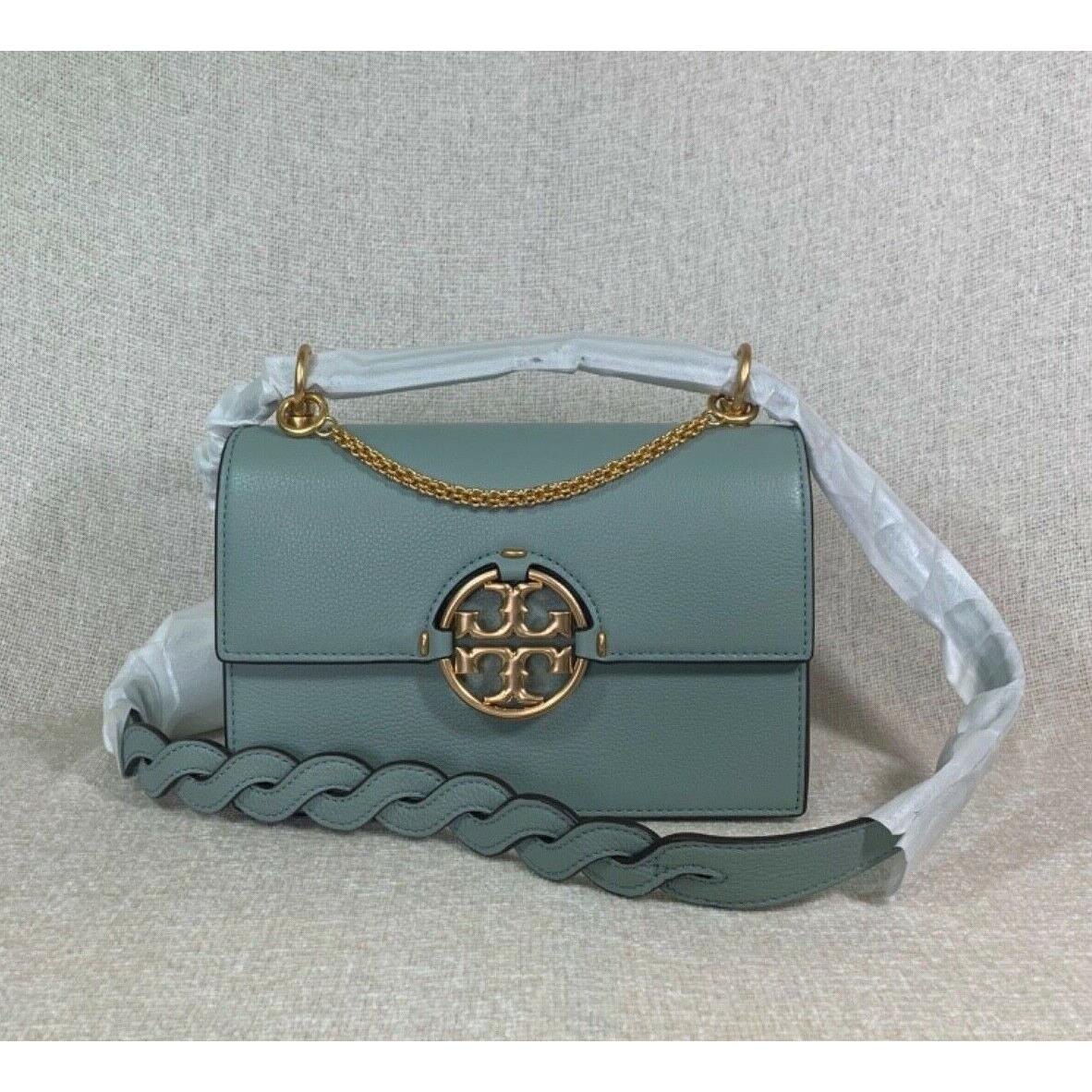 Tory Burch Blue Celadon Miller Small Shoulder Bag