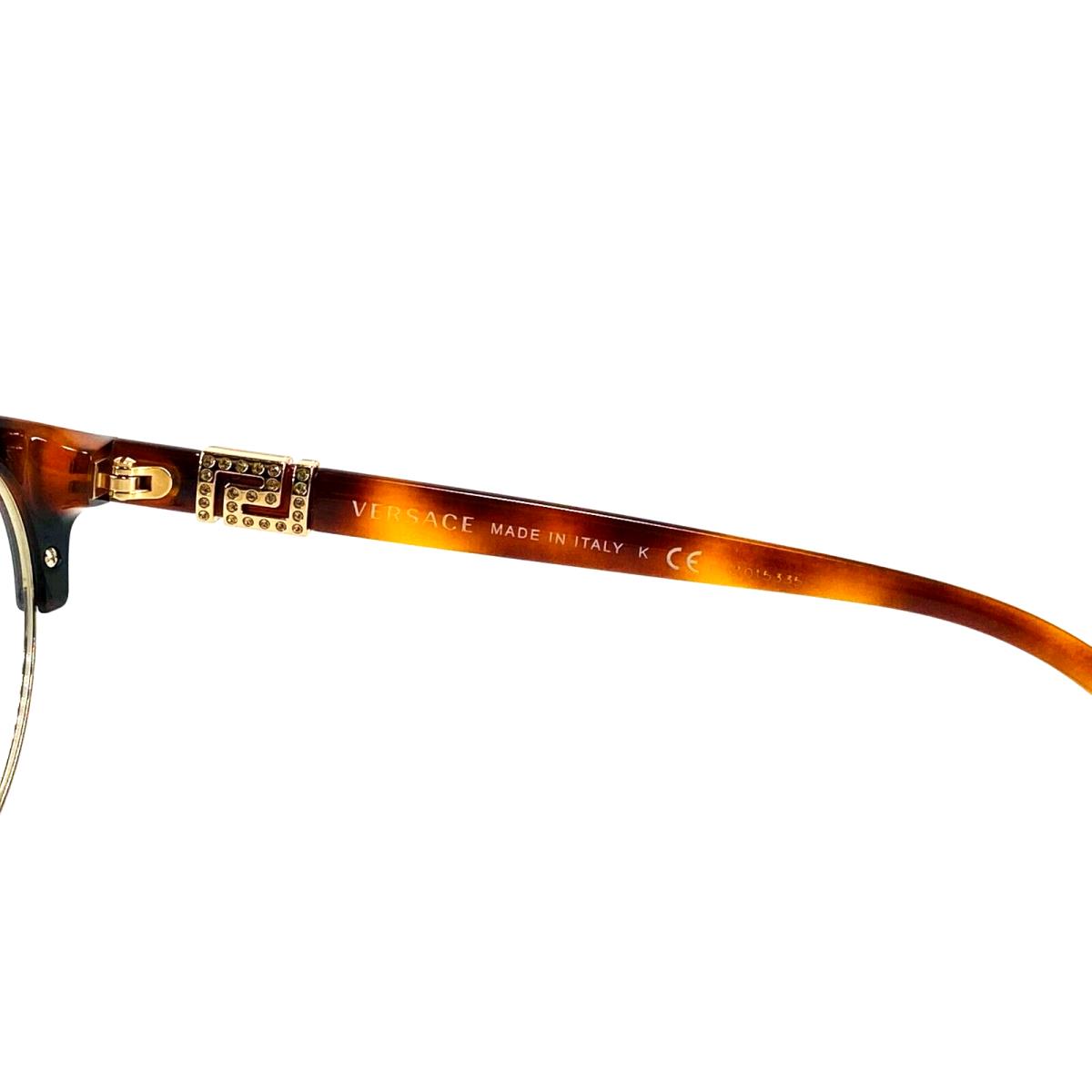 Versace eyeglasses  - 5217 Havana , Brown Frame 3