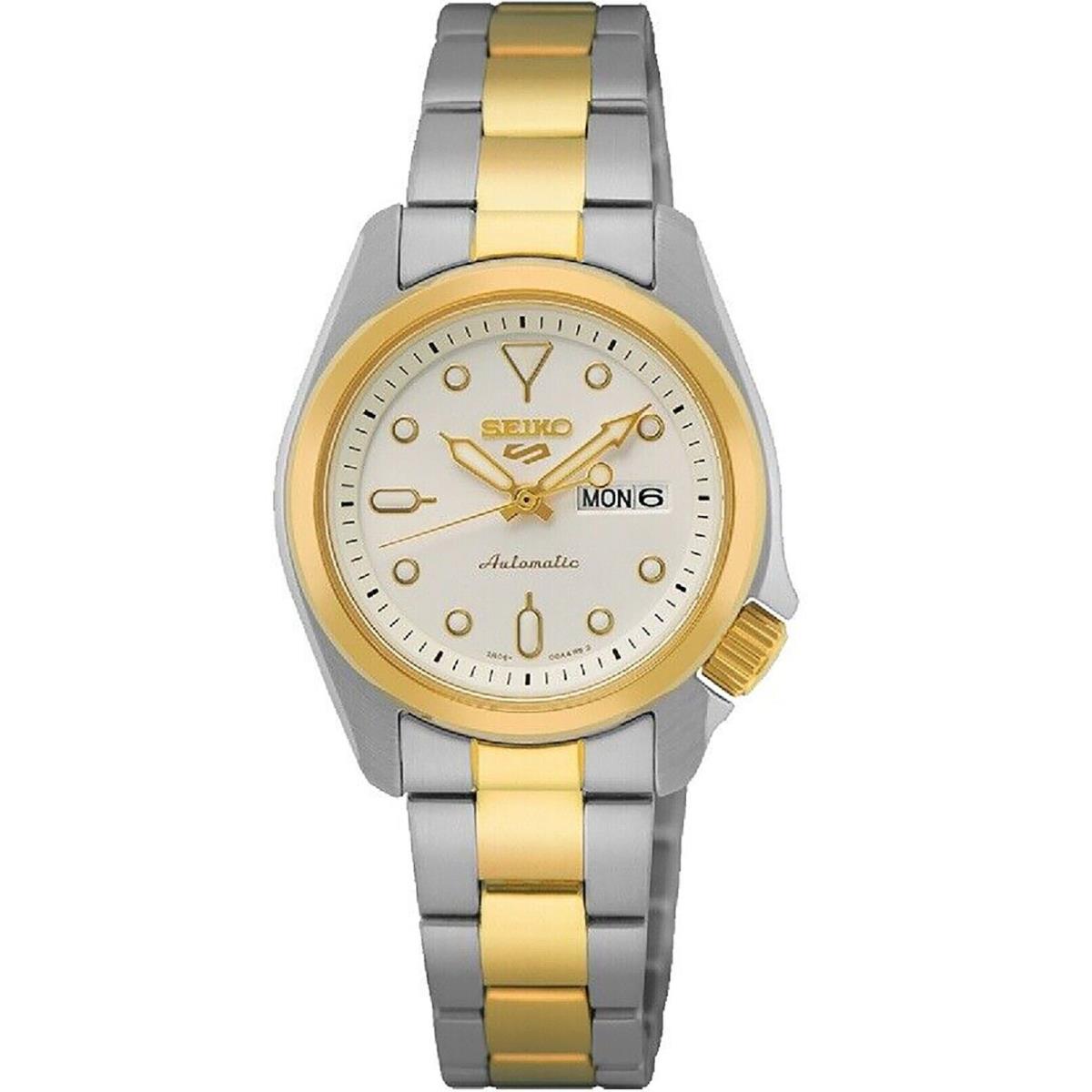 Seiko SRE004K1 Ladies Mechanical Movement Stainless Two Tone Day Date 100m WR
