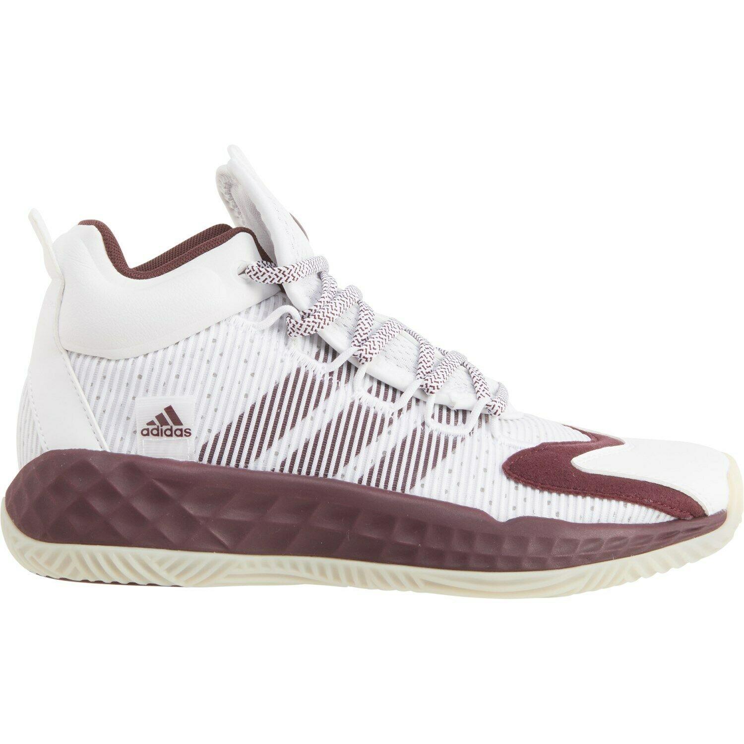 basketball shoes maroon and white