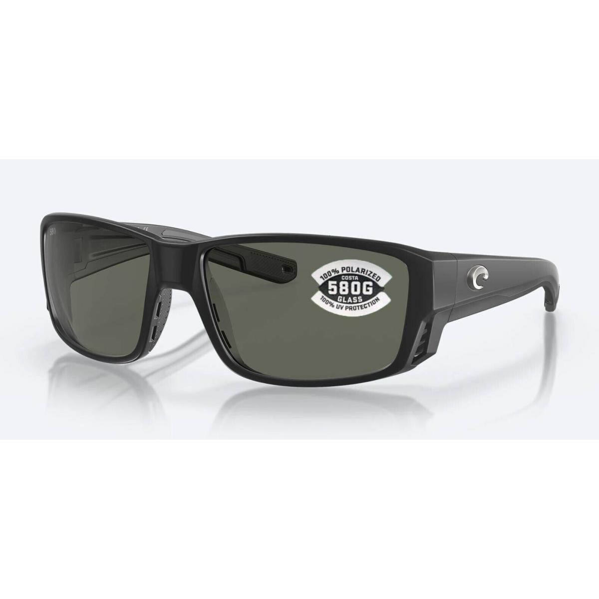 Costa Del Mar Tuna Alley Pro Matte Black / Gray Polarized Glass 580G