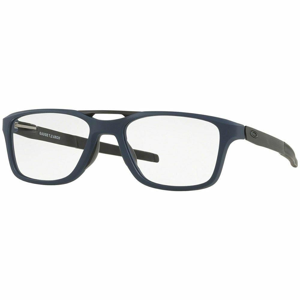 Oakley Gauge 7.2 Arch Men`s Eyeglasses Universe Blue W/demo Lens OX8113 03
