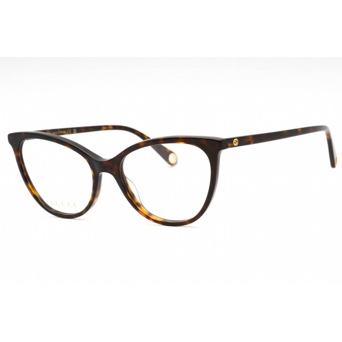 Gucci GG1079O 003 Eyeglasses Havana Frame 54mm