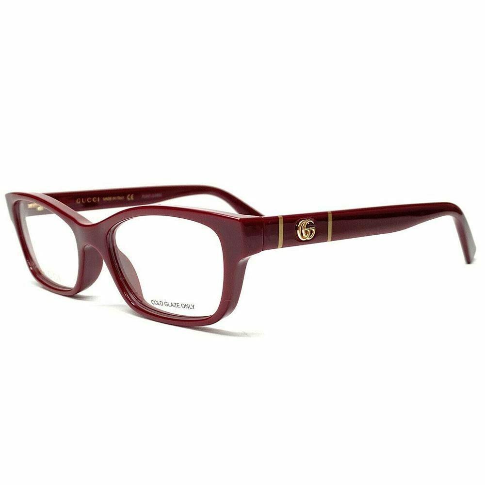 Gucci Cat Eye Women`s Eyeglasses Red W/demo Lens GG0635O 003