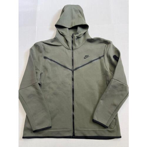 Nike Nsw Tech Fleece Full-zip Hoodie Twilight Marsh CU4489-380 Men`s Size 2XL