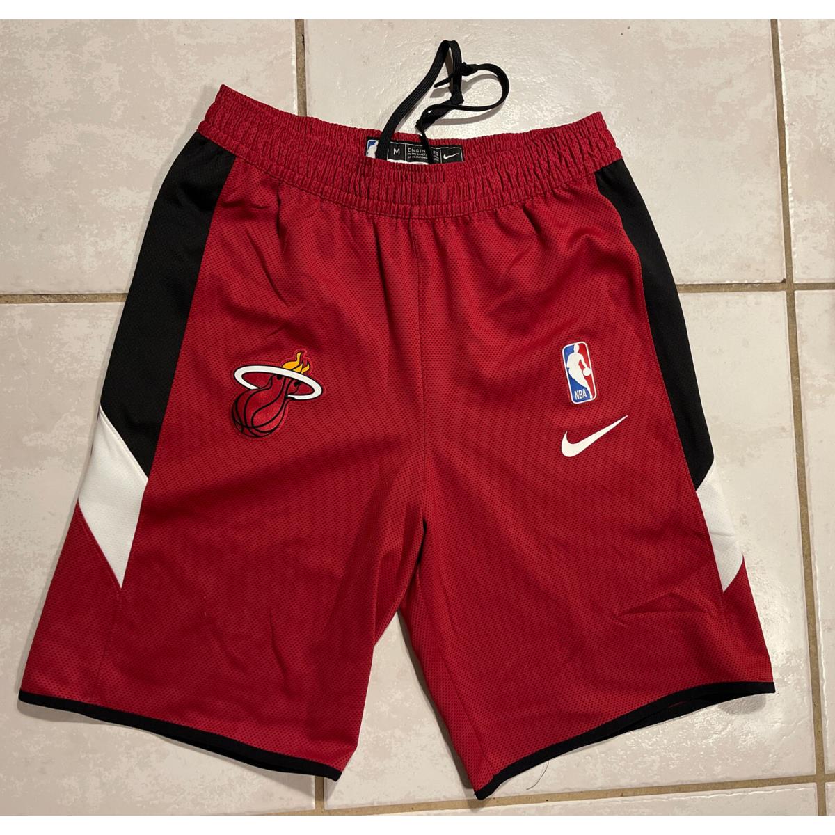 Nike Miami Heat Thermaflex Nba Basketball Shorts AV1087-608 Men Medium-tall