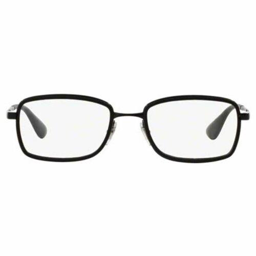 Ray-ban Rx Eyeglasses Black Color W/demo Lens Women`s RX6336 2509 51