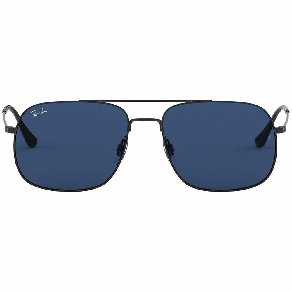 Ray-ban Aviator Unisex Sunglasses W/dark Blue Lens RB3595 901480