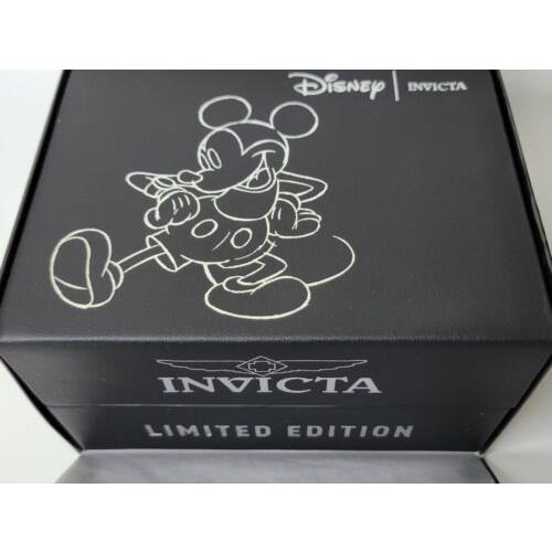 Invicta watch Disney Limited Edition - Multicolor Dial, Black Band