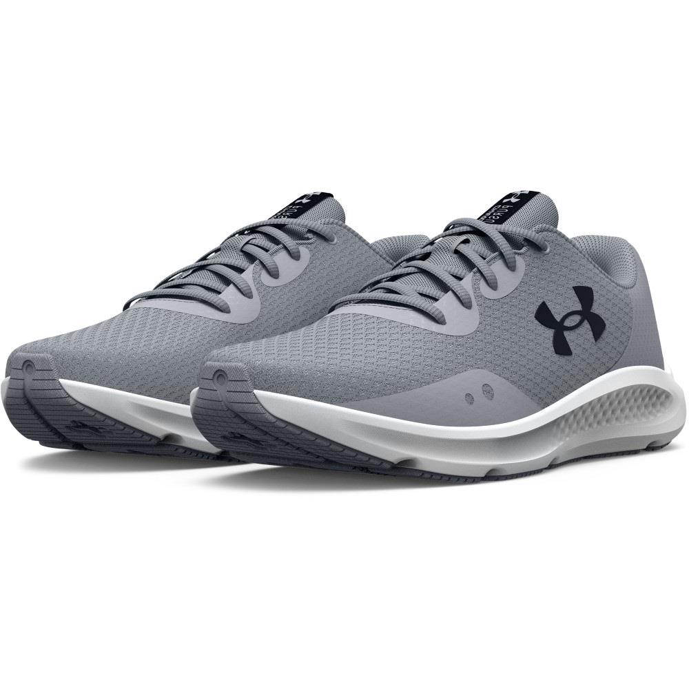 Under Armour 3024878 Men`s Training UA Charged Pursuit 3 Running Athletic Shoes Mod Gray