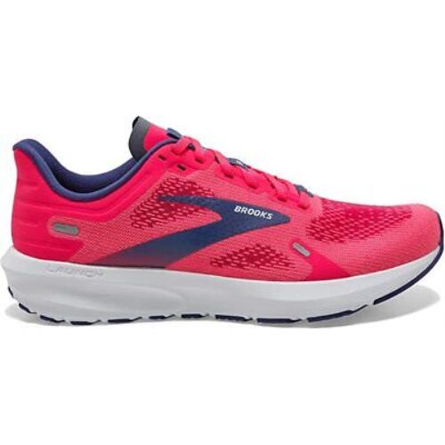 Brooks Women`s Launch 9 Running Shoes Pink/fuchsia/cobalt 8.5 B M US