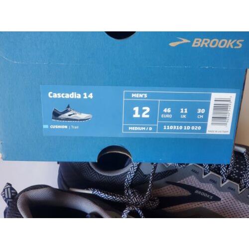 brooks cascadia size 12