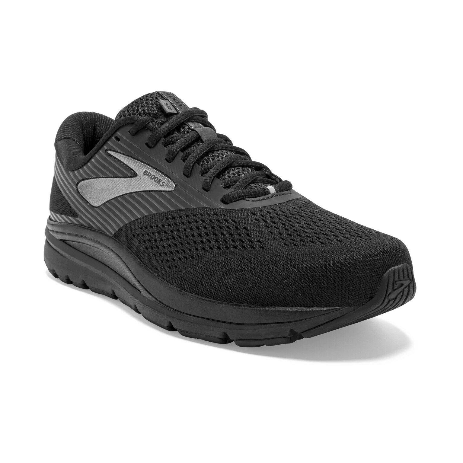 Brooks Addiction 14 Black/charcoal/black Running Shoes Men`s Size 14 D M