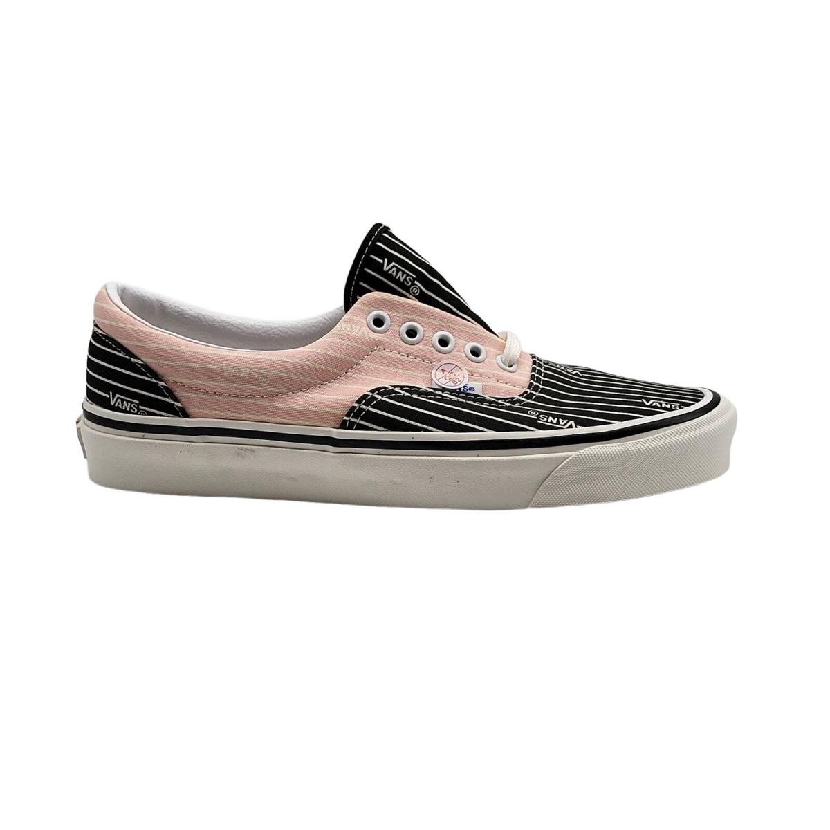 Vans Anaheim Factory Era 95 DX Shoes Stripes Black Pink Mens Size 6