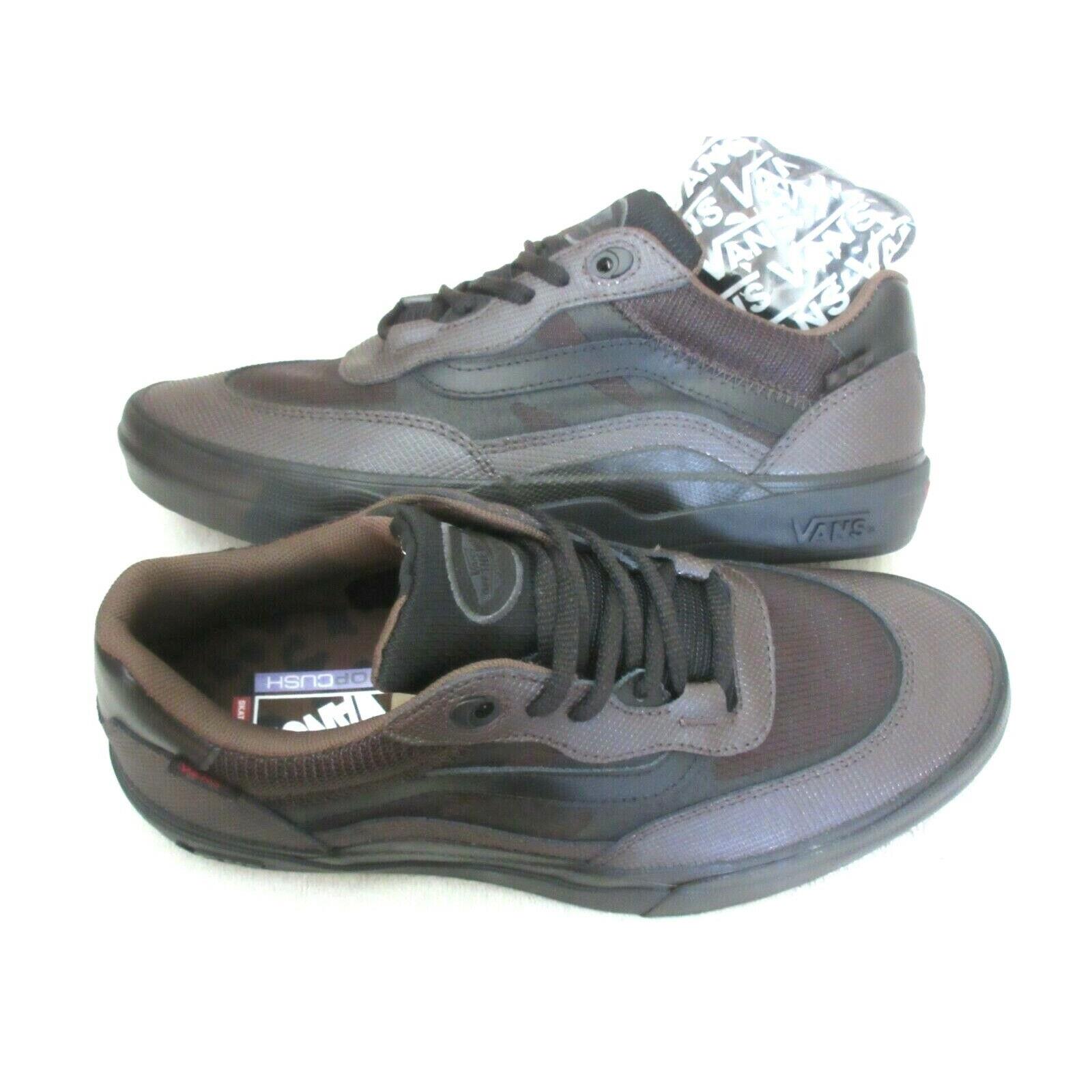 Vans Men`s Wayvee Justin Henry Skate Shoes Coffeebean Black Popcush Size 9.5