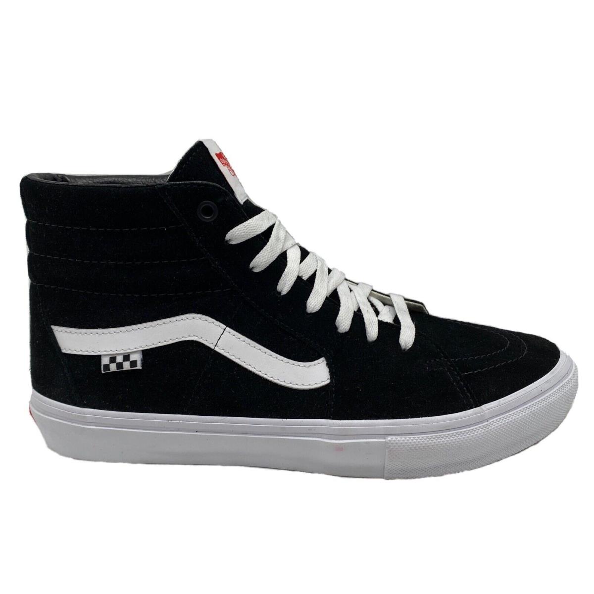 Vans Sk8 Hi Customs Mens US Size 12 Black / White w Checker VN0A4CY8NOA