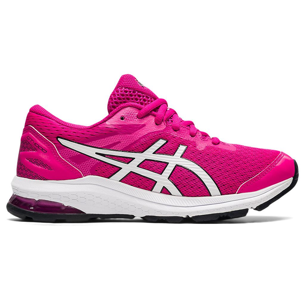 Asics Kid`s GT-1000 10 GS Running Shoes 1014A189 PINK RAVE/WHITE