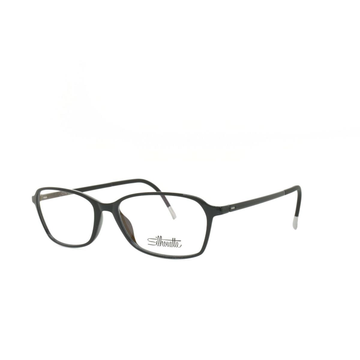 Silhouette Spx Illusion 1583 75 9010 Eyeglasses 52-15-130 Black - Black Frame