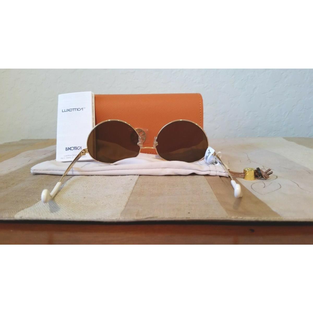 Tory Burch sunglasses  - Gold Frame, GOLD MIRROW Lens 2