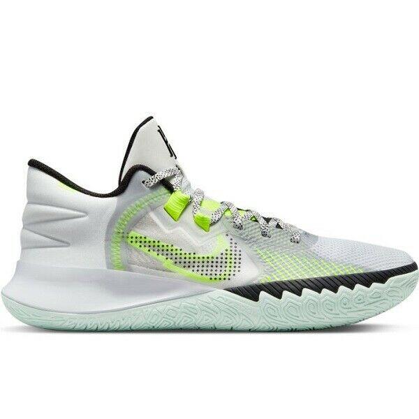 Nike Kyrie Flytrap 5 White Volt CZ4100-101 Mens Basketball Shoes Sneakers - White/ Volt- Black , white/ volt- black Manufacturer
