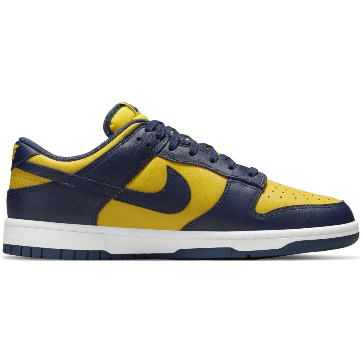 nike dunk low varsity maize midnight navy