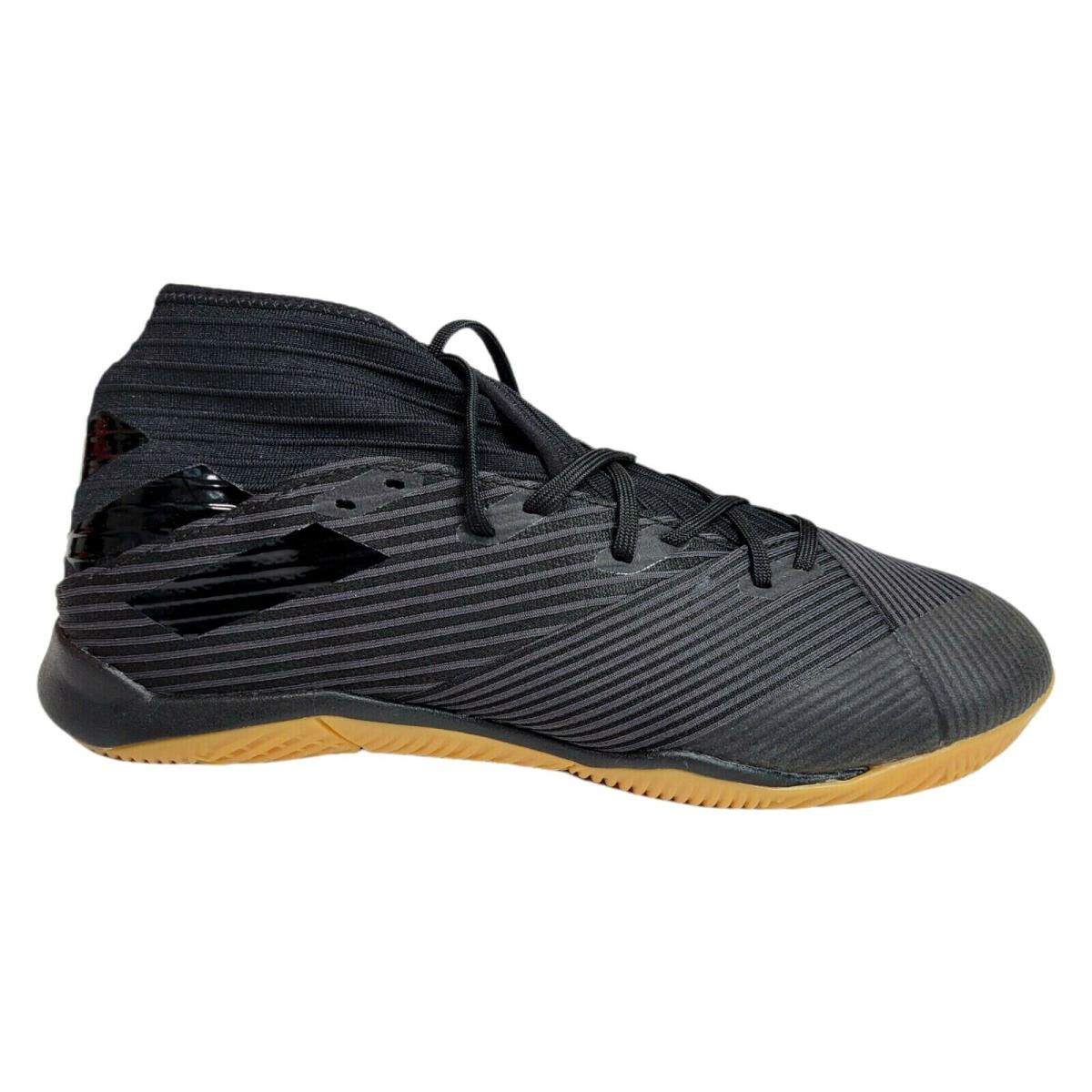 Adidas Mens Nemeziz 19.3 Indoor Soccer Cleats Shoes Boot Core Black Gum F34413