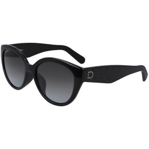 Salvatore Ferragamo SF946SA-001-57-COL Black Sunglasses