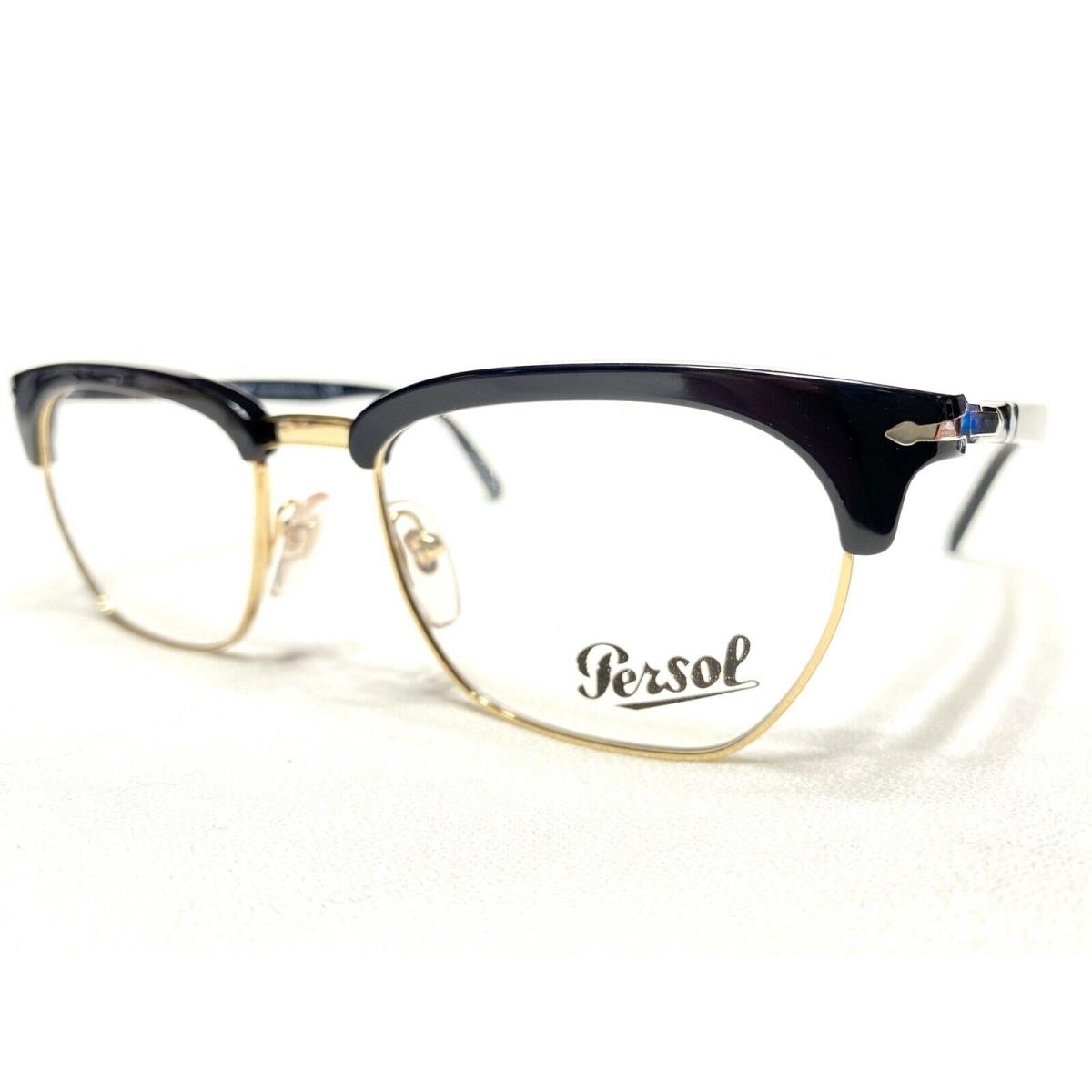 Persol PO3196-V 95 Tailoring Edition Mens Black/gold Eyeglasses Frames 53/19 - Black & Gold , Black & Gold Frame, 95 Manufacturer