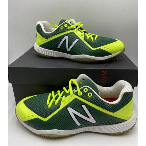 New Balance NB1 Mens Turf Trainer Baseball Athletic Shoes Green 9.5 EE Made Usa