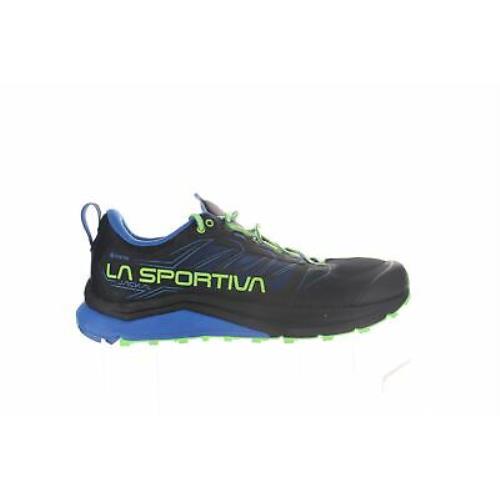 Lasportiva La Sportiva Mens Mountain Runninh Black/aquarius Hiking Shoes Size 12.5