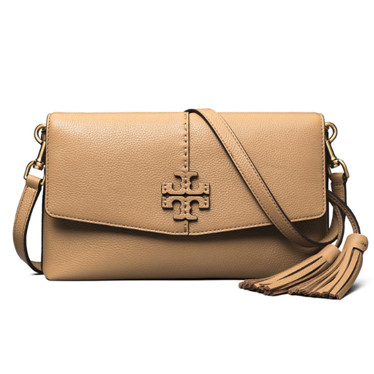 tory burch tan cross body