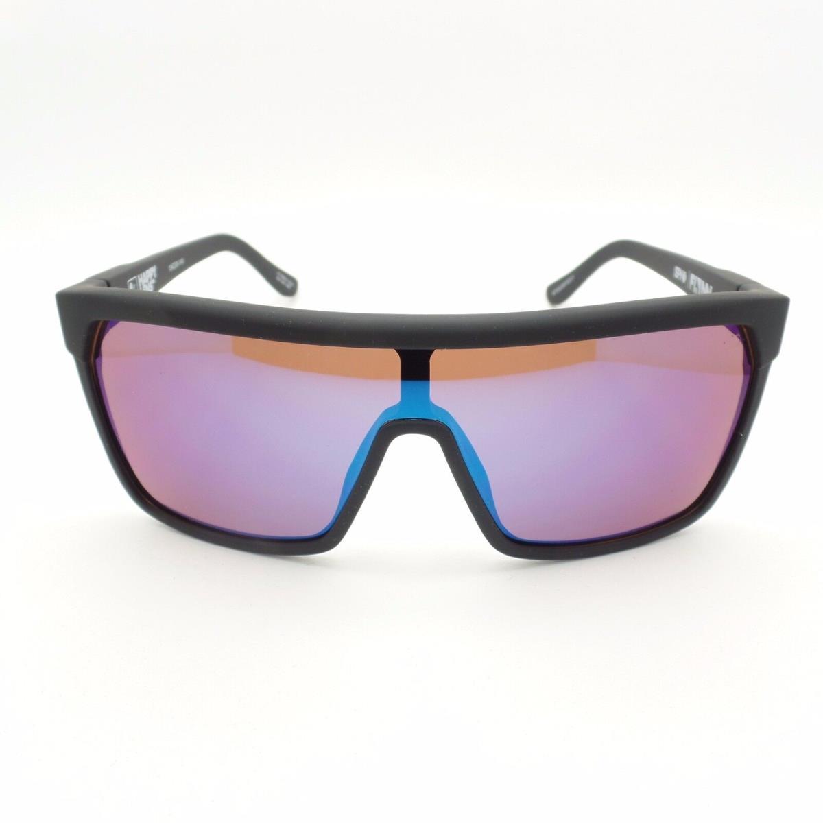 SPY Optics sunglasses Flynn - Soft Matte Black Frame, Dark Blue Spectra Lens