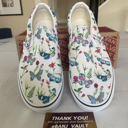 butterfly floral vans