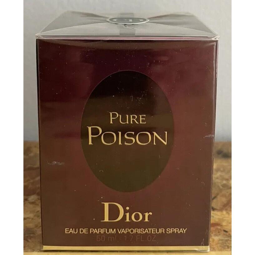 Vintage - Pure Poison by Christian Dior 1.6 /1.7 oz Edp Spray Perfume Women 50ml