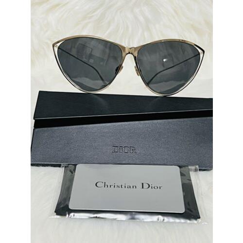 Christian Dior Gold/grey Sunglasses