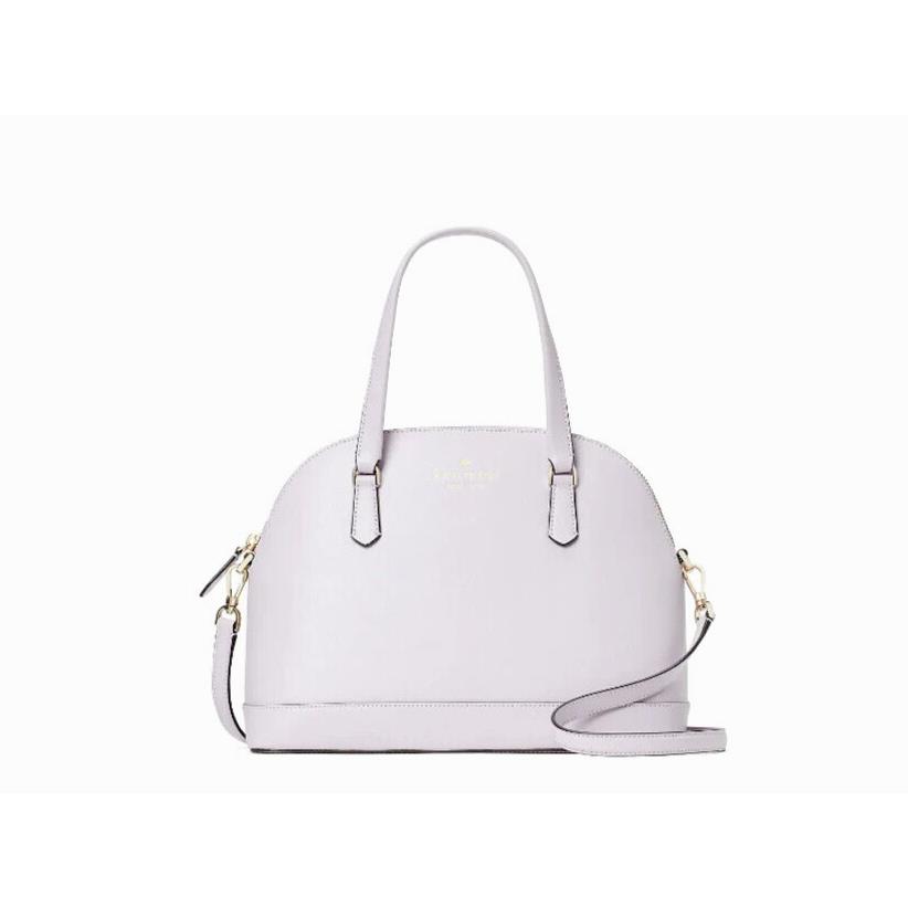 Kate Spade Sadie Leather Dome Satchel Crossbody Lilac Moonlight K6177