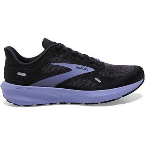 Brooks Women`s Launch 9 Running Shoes Black/ebony/purple 9 B M US
