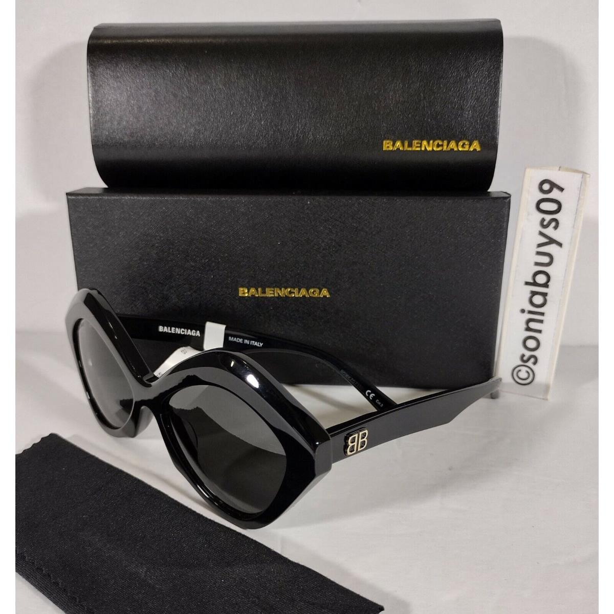 Balenciaga sunglasses  - Black Frame, Gray Lens