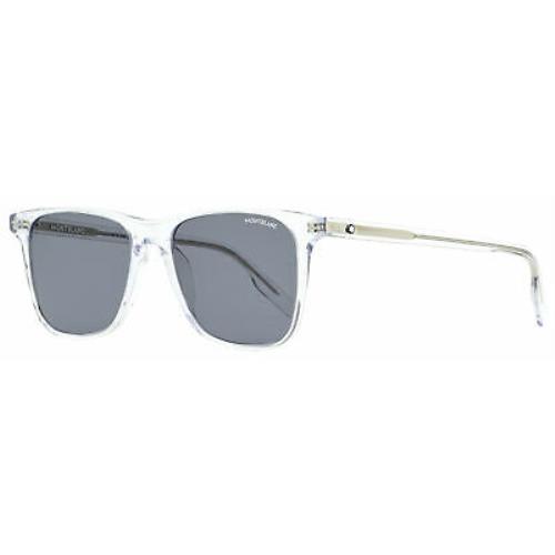 Montblanc Thin Sunglasses MB0174S 003 Crystal 54mm 174