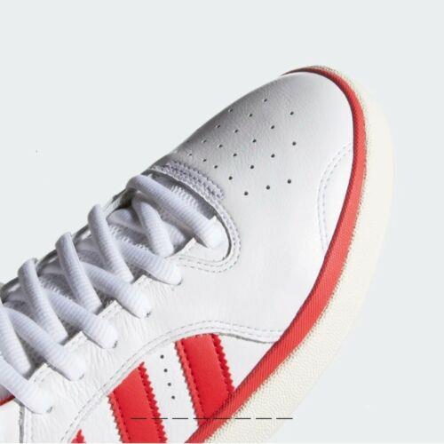 Adidas shoes TYSHAWN - Cloud White / Scarlet / Cloud White 5