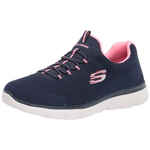 Skechers Women`s Summits - Cool Classic Sneaker - Choose Sz/col Navy/Hot Pink