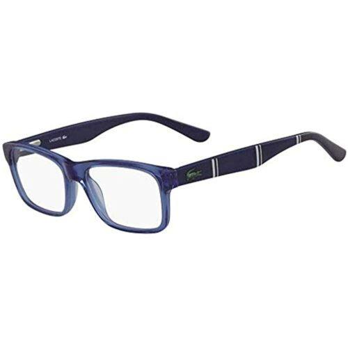 Kids Lacoste L 3612 414 Crystal Blue Eyeglasses 46mm with Lacoste Case