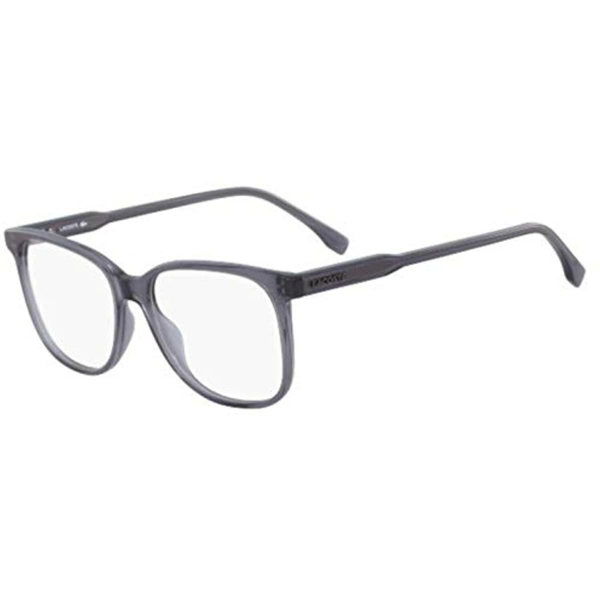 Lacoste L 2839 035 Transparent Grey Eyeglasses 53mm with Lacoste Case