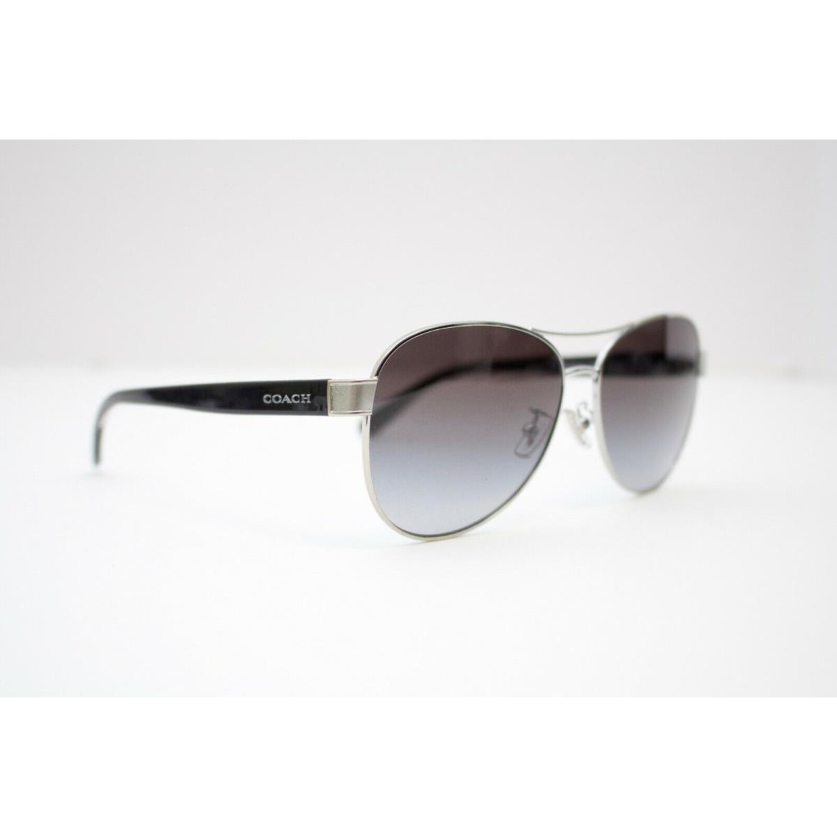 Coach Sunglasses HC7115 90018G Silver-black/gray Gradient 59 mm Non-polarized